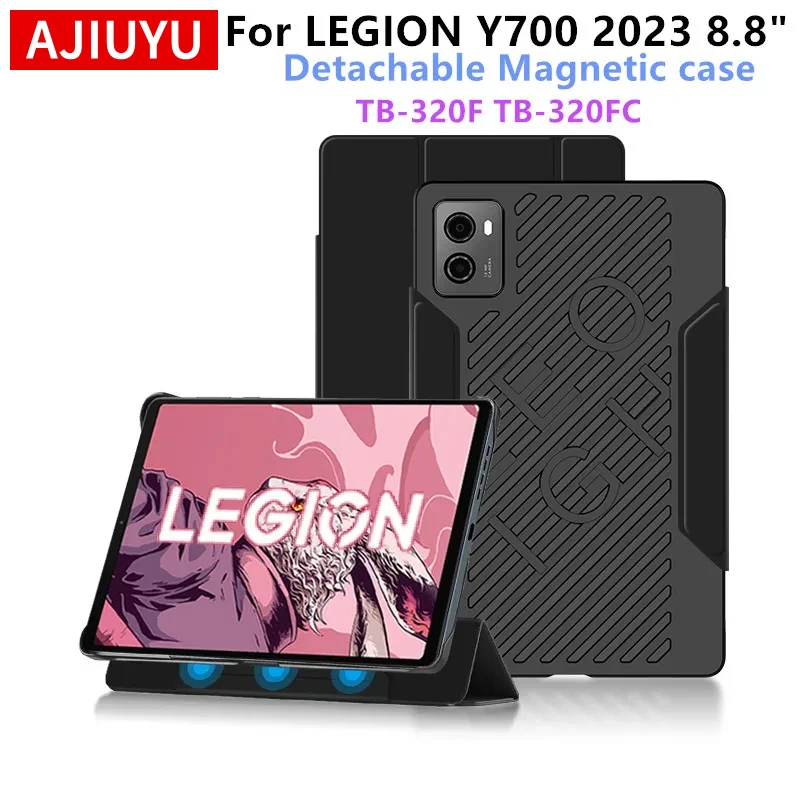 For Lenovo LEGION Y700 2023 Case TB-320F 320FC Detachable Magnetic Smart Cover for Legion Game Tablet 8.8