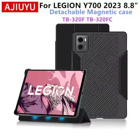 For Lenovo LEGION Y700 2023 Case TB-320F 320FC Detachable Magnetic Smart Cover for Legion Game Tablet 8.8" 2023 Funda Case