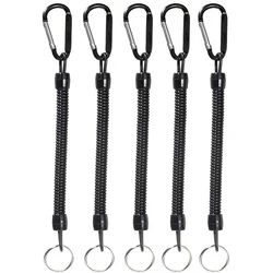 Cordones retención con mosquetón para cañas de pescar