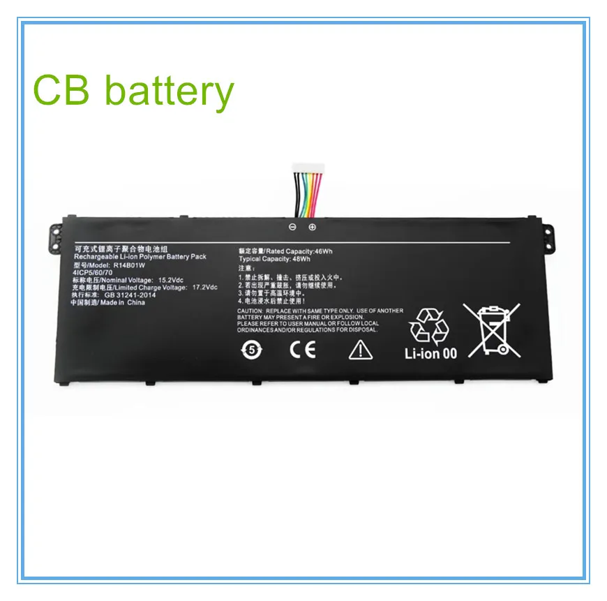 

Original quality laptop battery for 15.2V 46Wh Laptop Battery for R14B01W