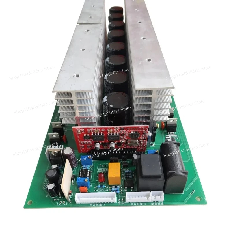Pure Sine Wave 32 MOS tubes UPS Power Frequency Inverter Board English version LCD screen displa 24v-96v short-time load 15000KW