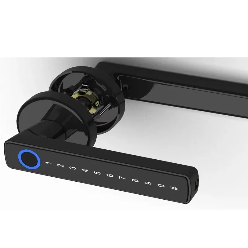 

Smart lock handle lock fingerprint lock Bluetooth indoor door smart room door handle