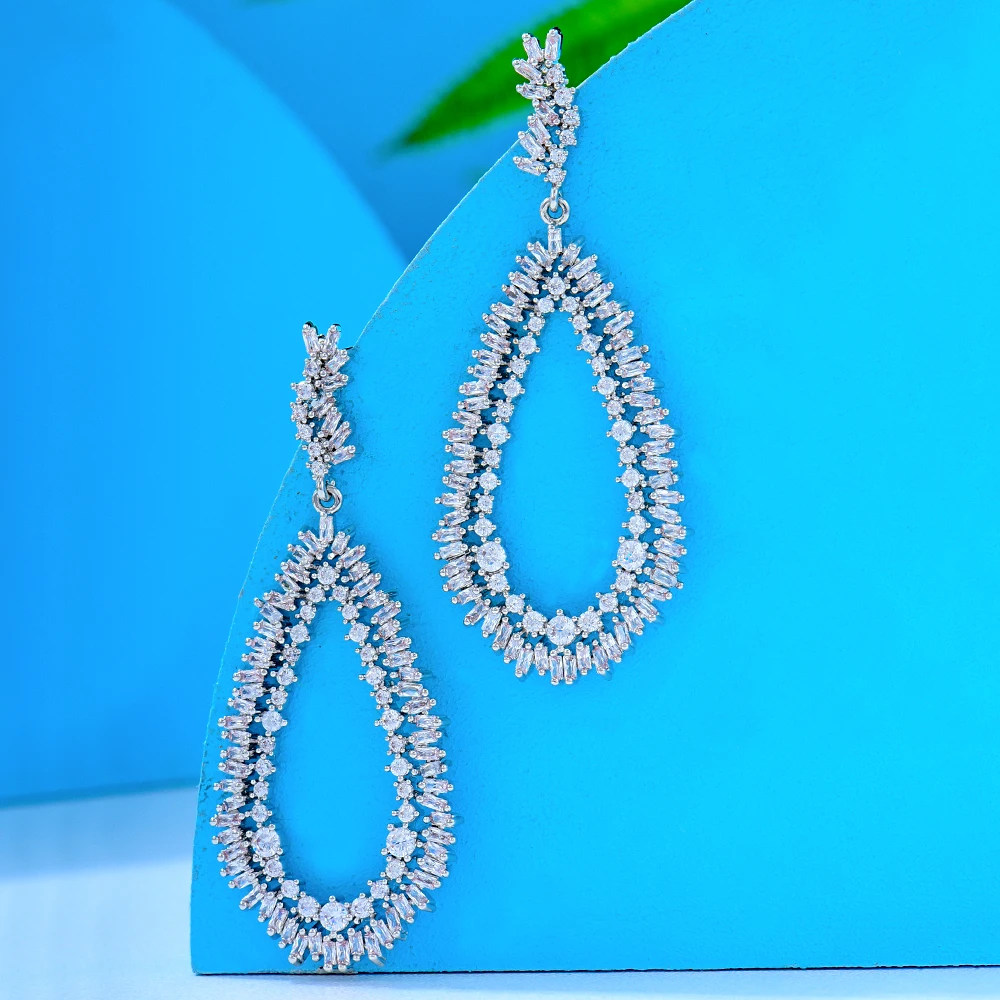 GODKI New Trendy Iregular Geometry Earrings For Women Wedding Party Indian Dubai Bridal Jewelry boucle d\'oreille femme Gift 2022