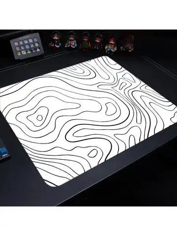 Fluid Mouse Pad Multiple Sizes Large Square Computer Office Game Table Mats Rubber Anti-slip Mousepads Small Decor Desk Pads