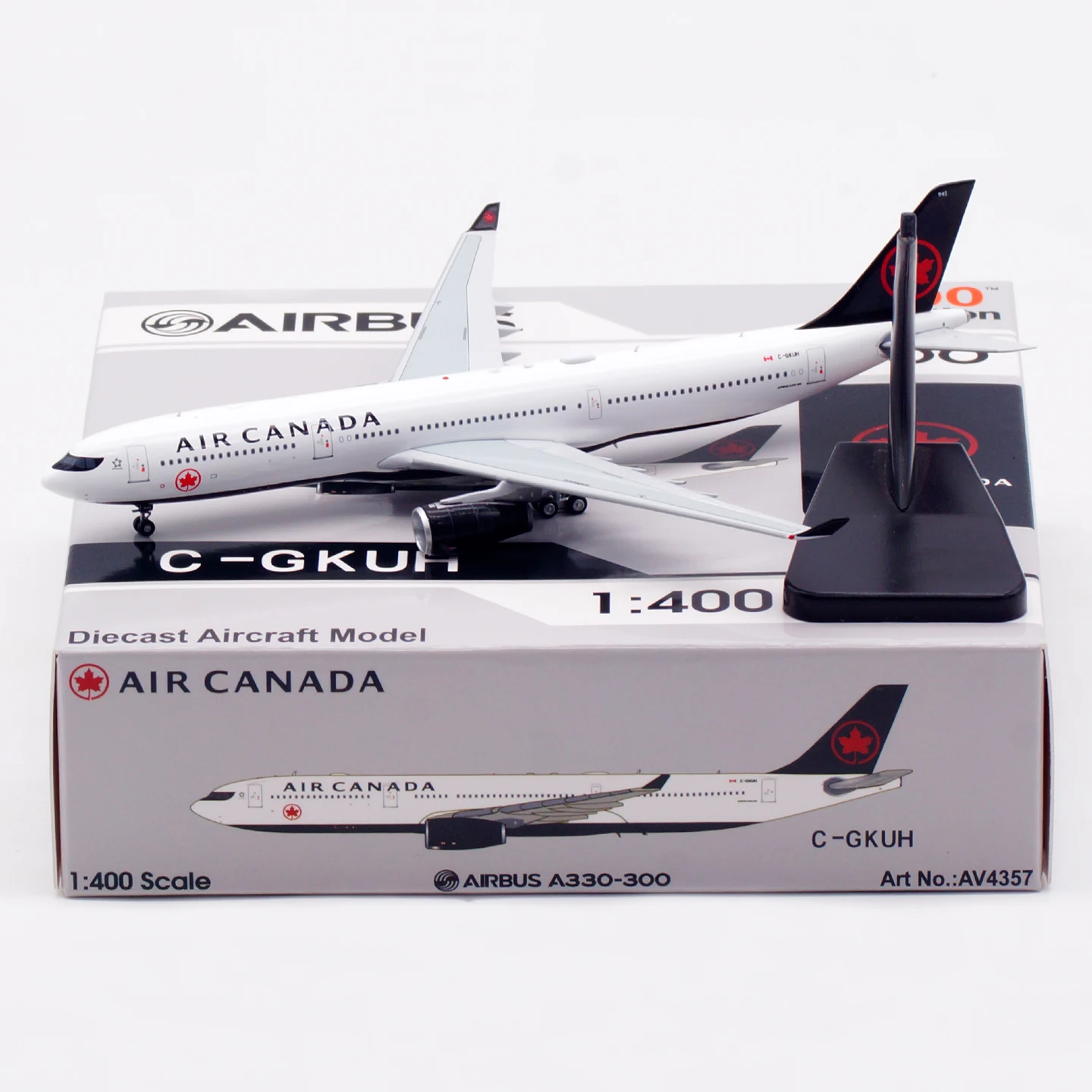 

AV4357 Alloy Collectible Plane Gift Aviation 1:400 Air Canada "StarAlliance" Airbus A330-300 Diecast Aircraft Jet Model C-GKUH