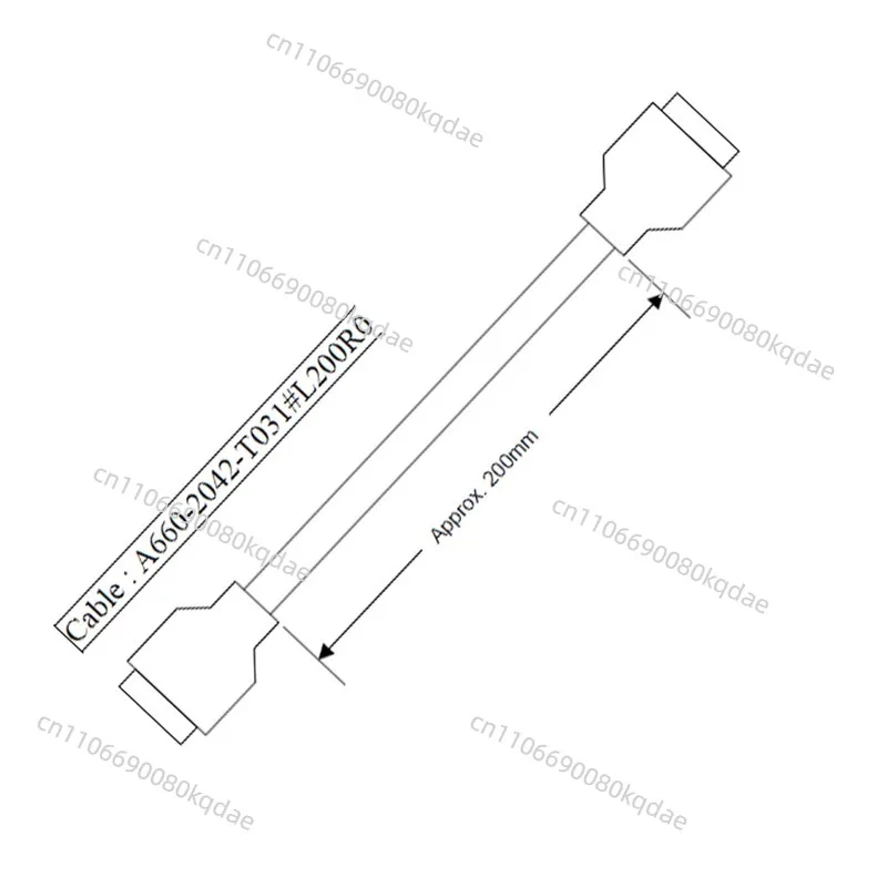 A660‑2042‑Т031 # L200R0 20-контактный сигнальный соединительный кабель