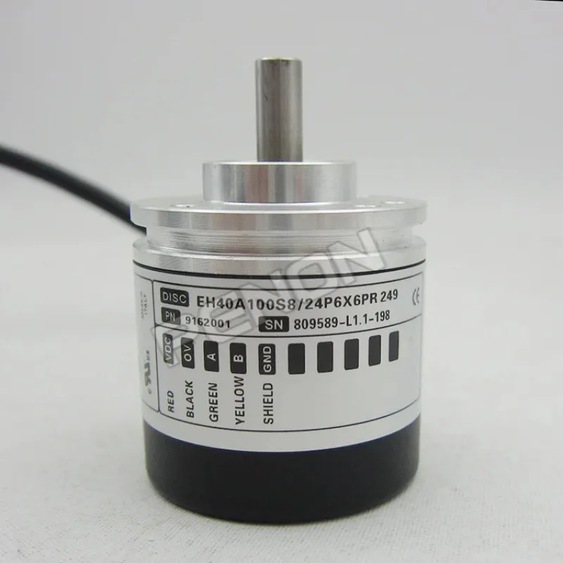 High Precision Industrial Incremental Rotary Encoder EH40A100S8/24P6X6PR.249 Resolution 360/500/200/1000/1024/2500/600
