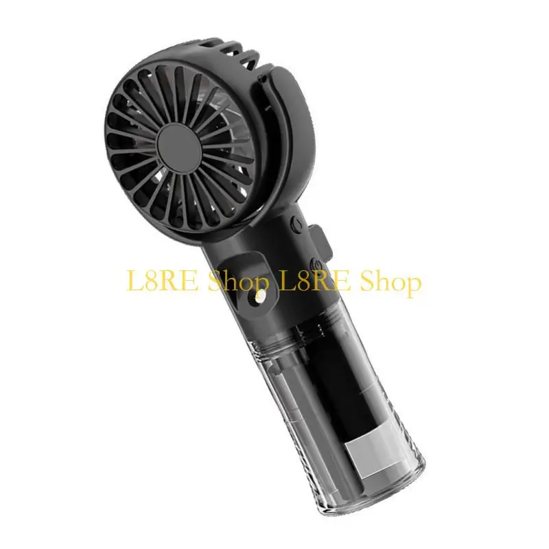 l8reハンドヘルドミストファンミニ冷却ファンメイク用旅行充電式ミスターファンスプレーウォーターミストファン4速度