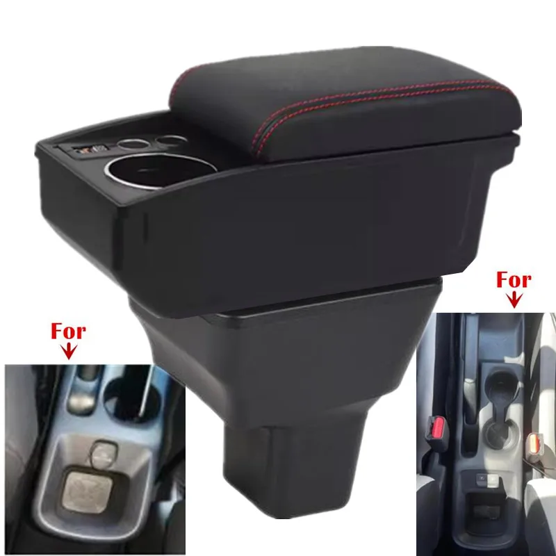 

Подлокотник для Nissan Kicks 2016-2024, двухслойный органайзер с подстаканником, аксессуары для тюнинга автомобиля