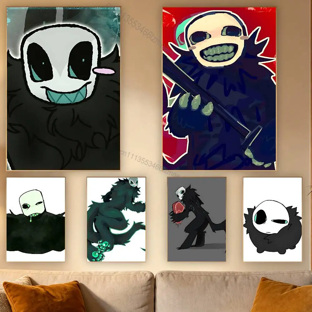 

Horror Game Dod P-Pursuer Poster Wall For Sticky Decoration Waterproof Home Living Room Bedroom Bar