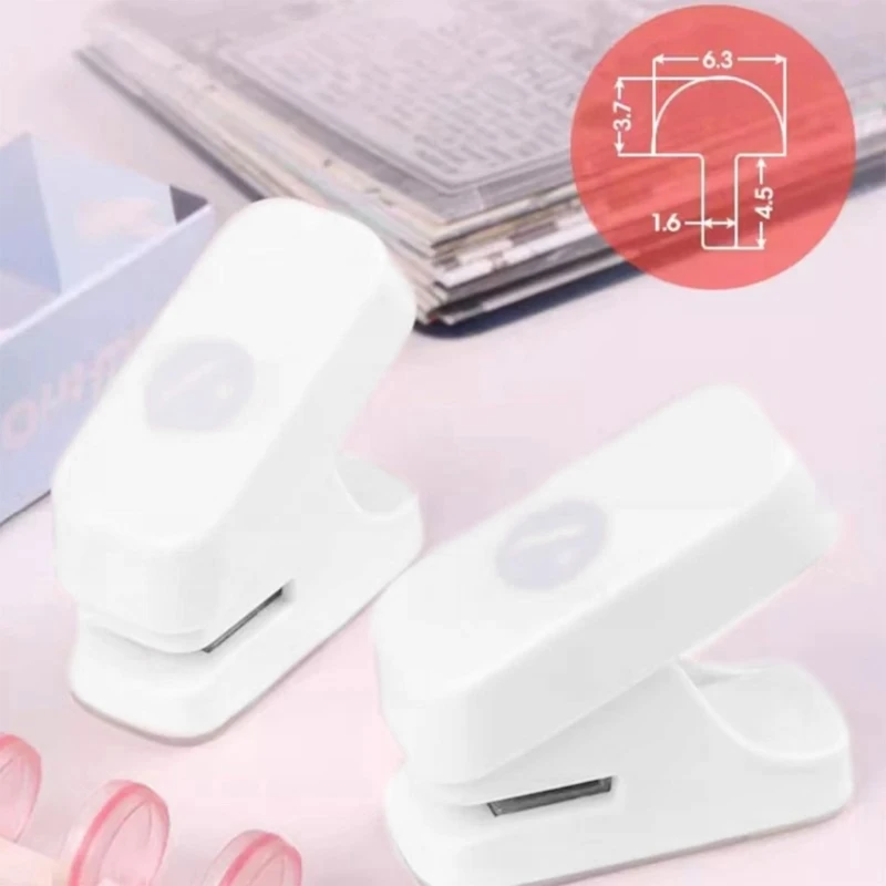 Labor Saving Mini Portable Single Hole Paper Puncher for Page Crafts