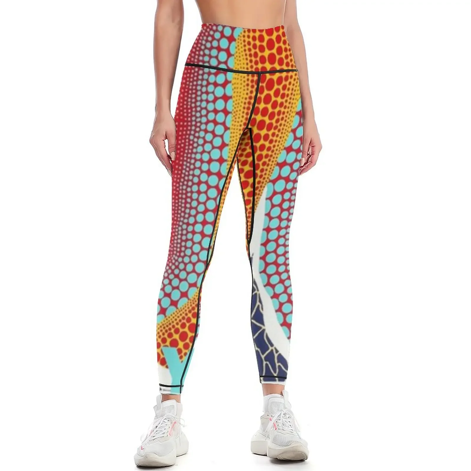 

Yayoi Kusama - Tokyo 1998 Leggings jogging pants high waist Fitness clothing joggers for Womens Leggings