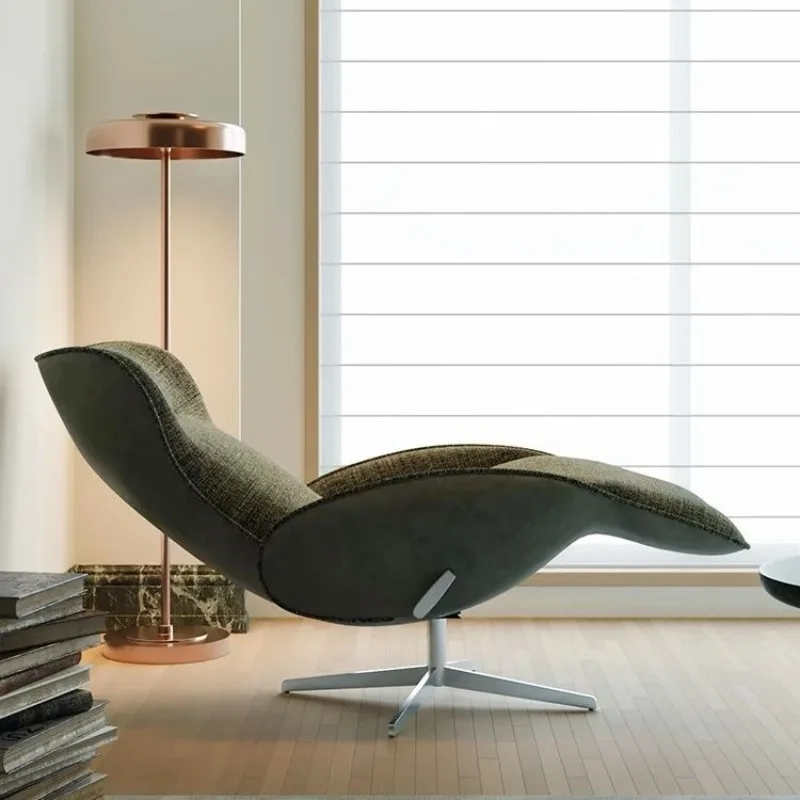 

Lunch break recliner living room home 360 ° rotating single sofa chair