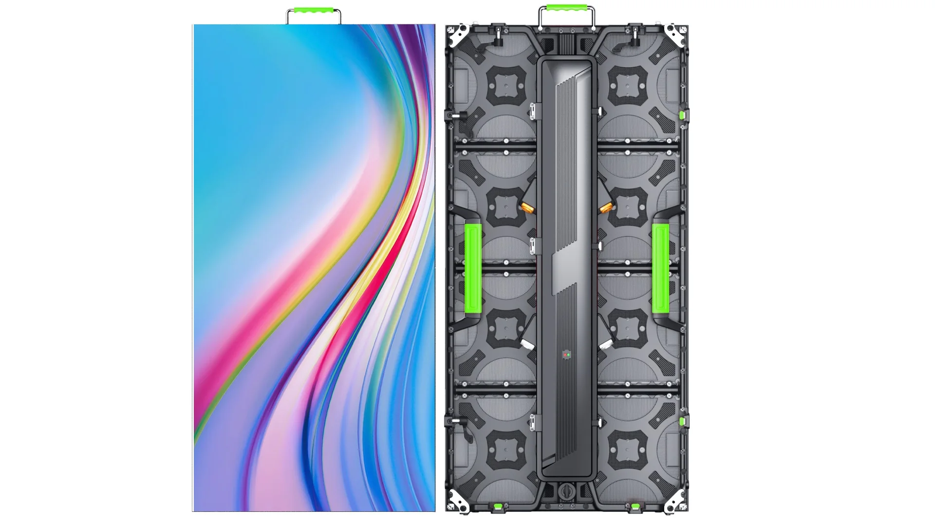 LED 비디오 벽 야외 렌탈 3.9mm 500mm x 1000mm 이벤트 무대 배경, P3.91 풀 컬러 LED 디스플레이 화면