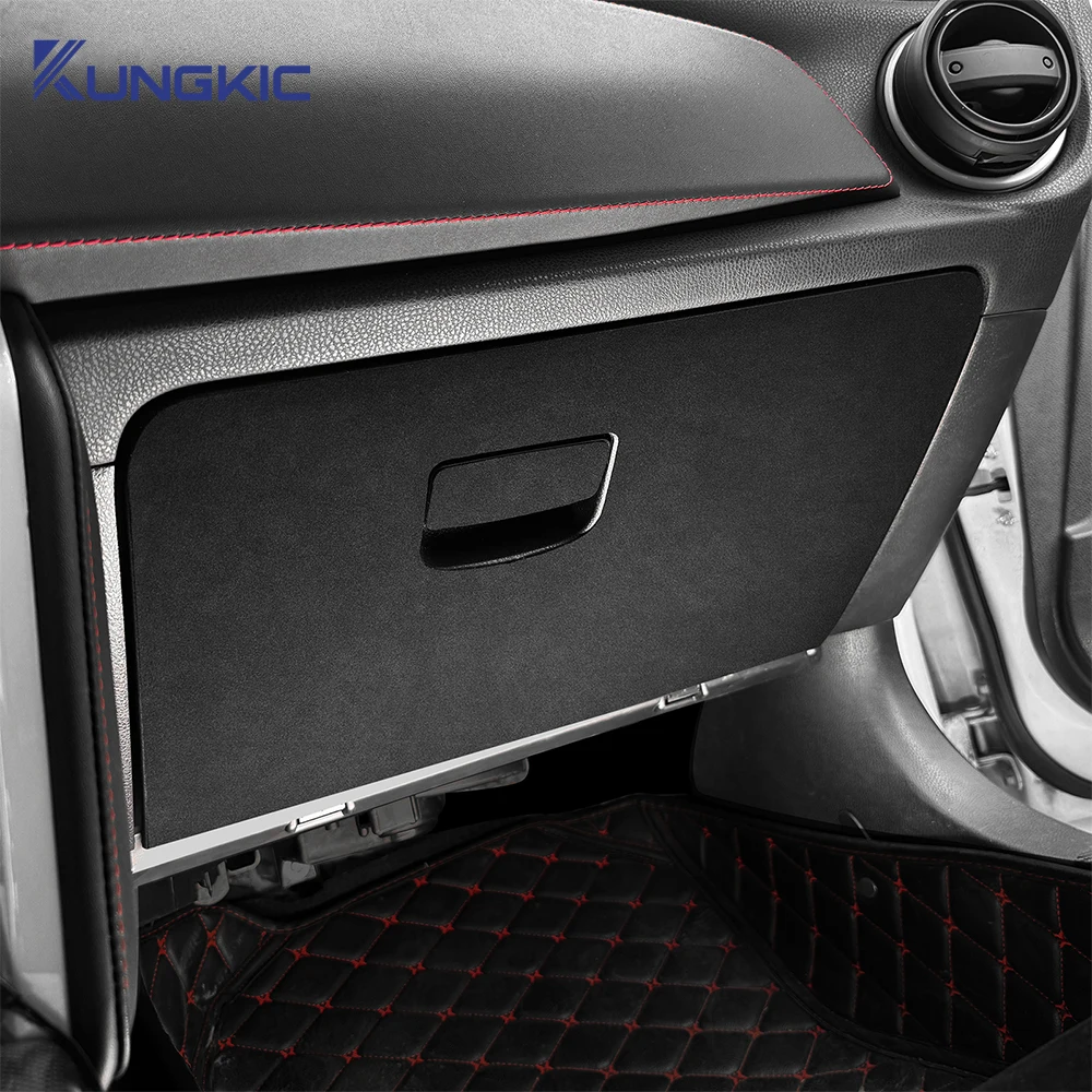 For Subaru BRZ/ Toyota GT86 2012 2013 2014 2015 2016 2017 2018 2019 2020 LHD RHD Car Copilot Box Anti-kick Suede Protect Sticker