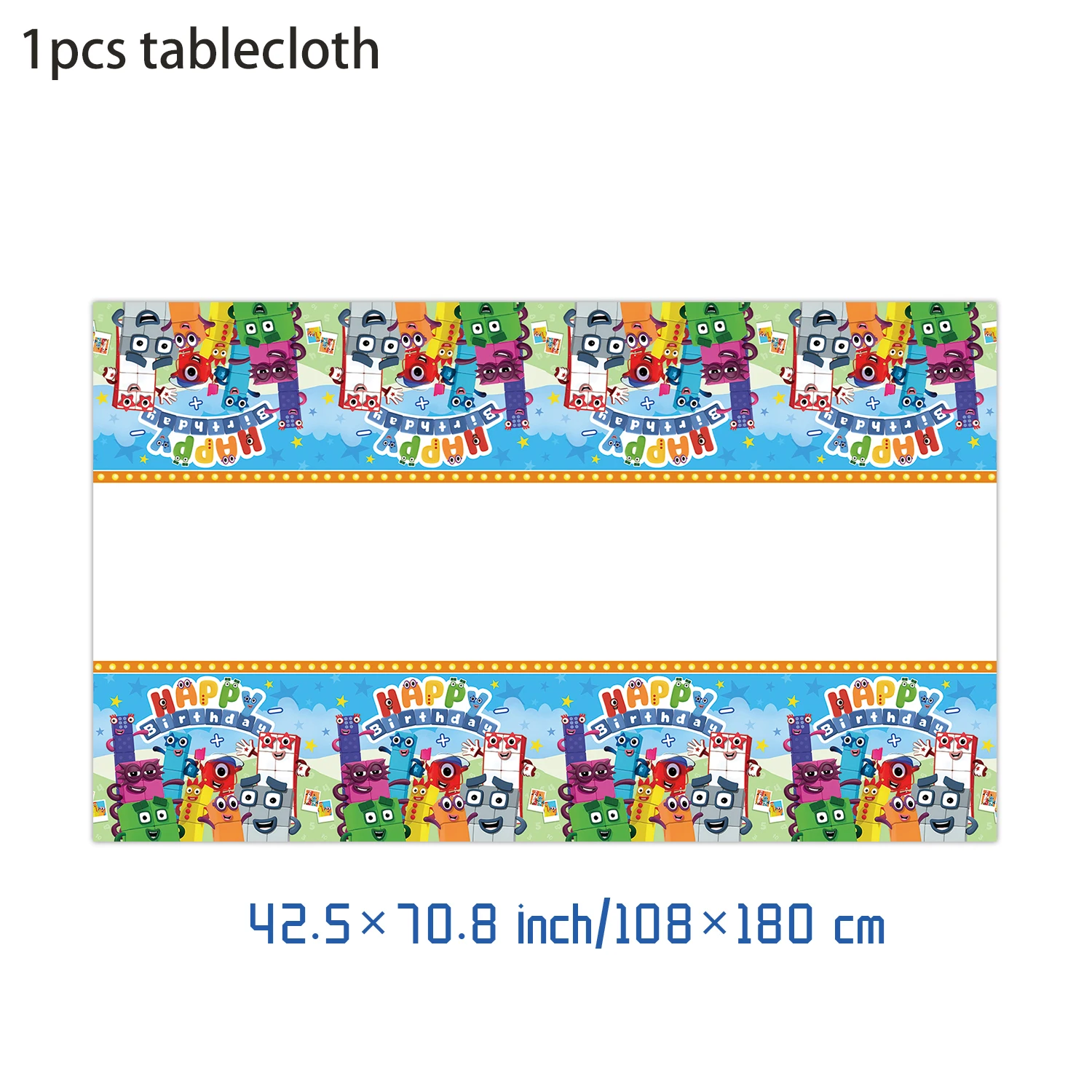 Number Building Blocks Birthday Party Decorations Cup Plate Napkin Tablecloth Banner Balloon for Kids Baby Shower Supplies Gifts image 3