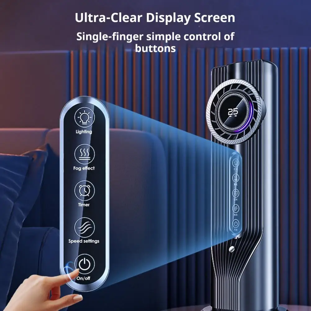 Portable Air Conditioner Fan 3 in 1 Evaporative Cooler with Mister 6 Speeds Cooling Fan with Timer USB Personal Air Cooler