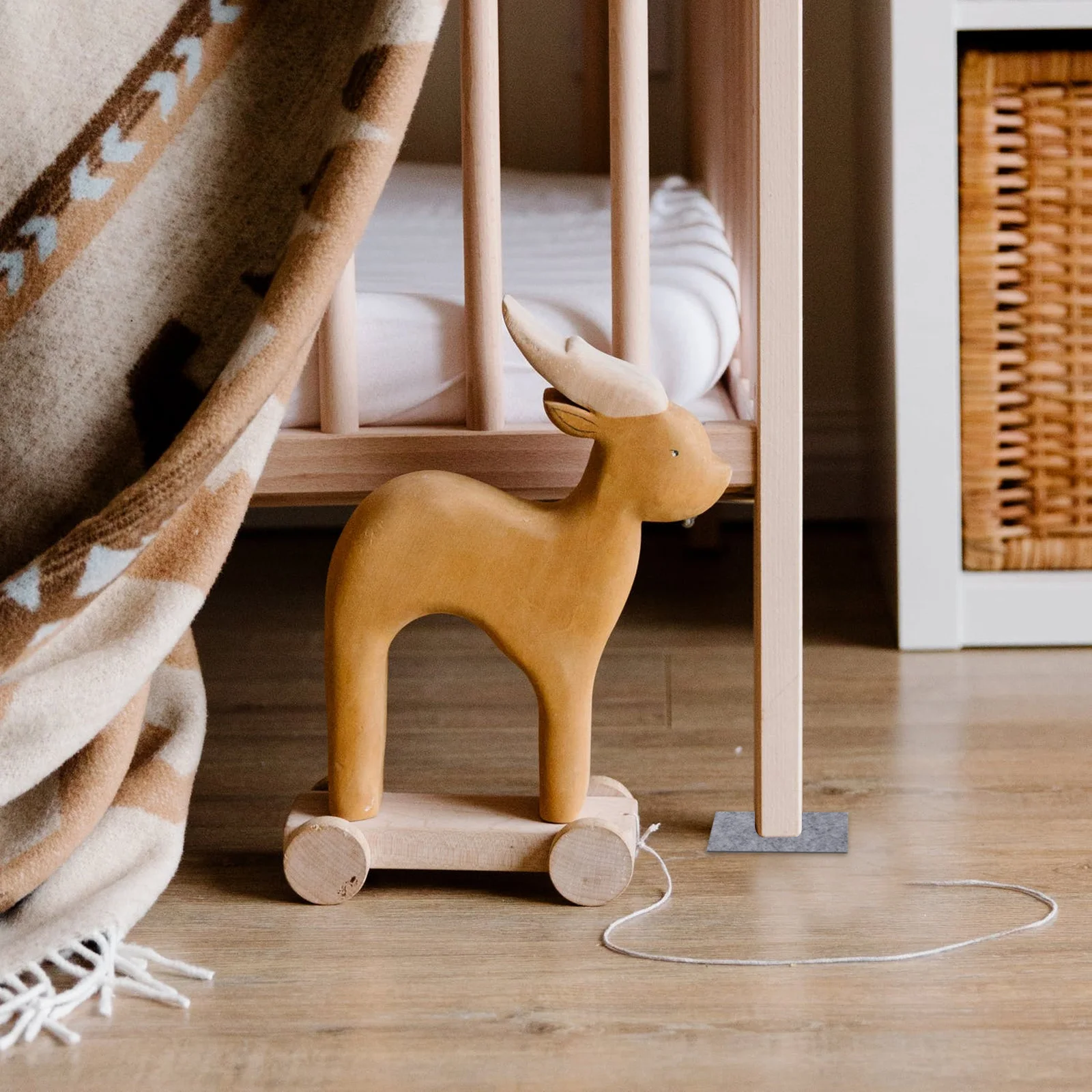 

2Pcs Felt Table Feet Pads Furniture Floor Protectors Chair Foot Cushions Anti-Vibration Scratch Resistant Long-Lasting Quiet