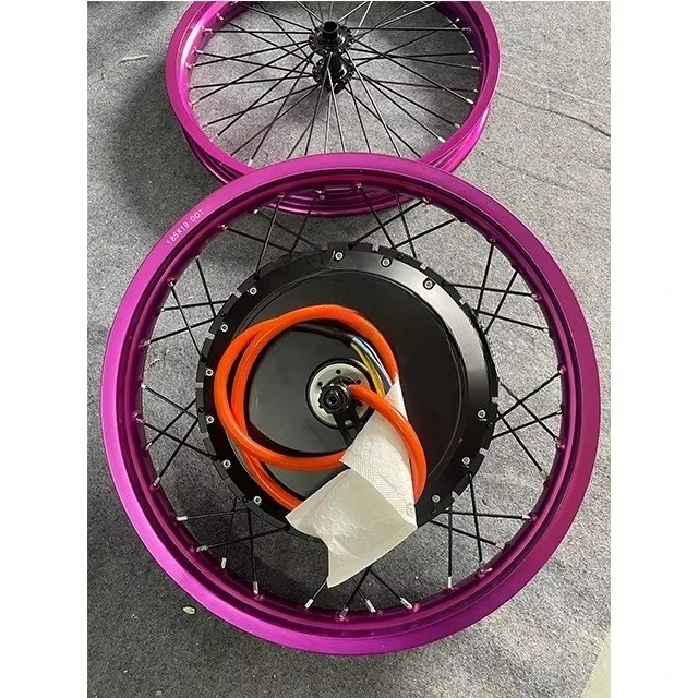 Cheap Electric Bike Kit Colorful 273 V3 72V8000W Bike Electric Motorcycle Hub Motor Conversion Kits for Frame