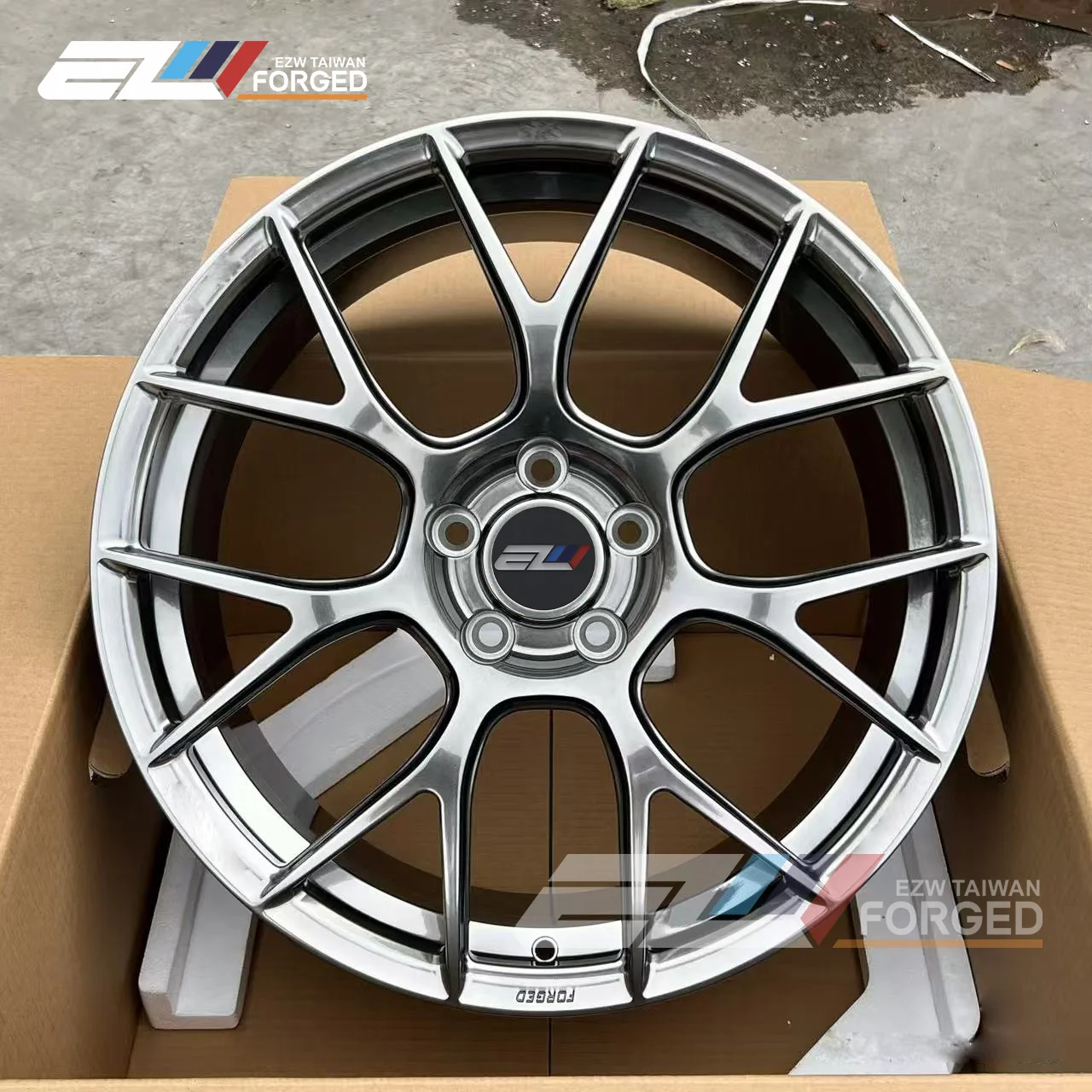 New 17-22 Inch Silver Concave Design Forged Aluminum Alloy Wheels Rims 5x112 5x114.3 5x120 ET35/45/25mm
