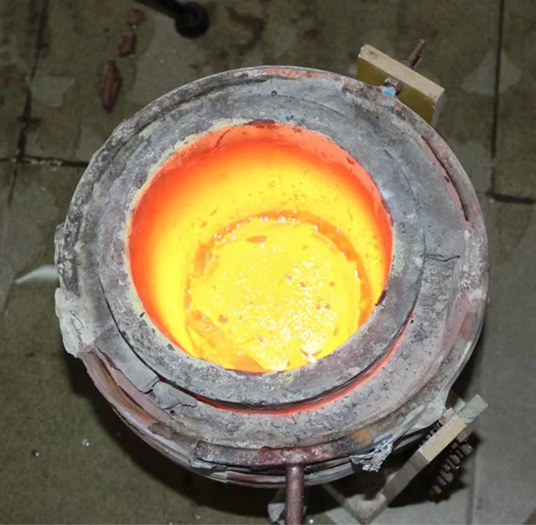 Steel Stainless steel melting furnace Induction heating Melting dumping furnace Melting Oven