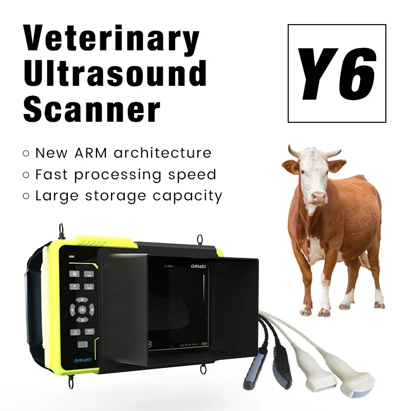 GREAT FARM Low price hot sale Portable Veterinary Animal Pregnancy Tester Ultrasound Machine for Cattle Cow Pig Sheep