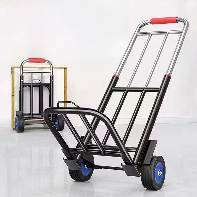 軽量ポータブルショッピングカート家庭用小型トロリー野菜購入用押しカート持ち運びやすい荷物運搬車