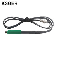 KSGER C210 C245 Handle For JBC Soldering Station Iron Plastic DIY Pen Welding Tips Silicone GX12-5 Auto-sleep