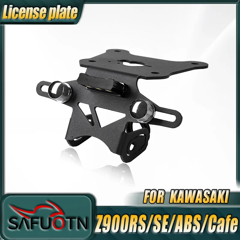 

Motorcycle Tail Tidy Fender Eliminator Bracket ABS License Plate Holder Accessory for Kawasaki Z900RS RS SE Cafe 2018-2025