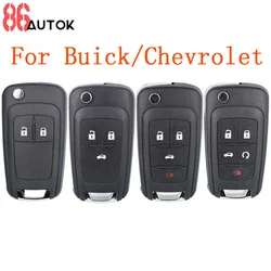 Car Key Case for Buick Chevrolet Camaro Impala Aveo Malibu Sail Orlando Cruze Epica Lova Trax Spark Car Remote Key Shell Cover