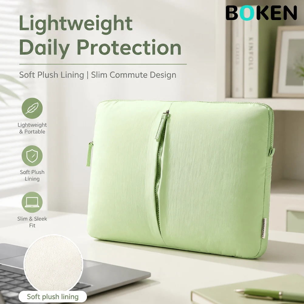 Laptop Sleeve 13-15.3Inch for MacBook Air Pro/Neo Dell HP Lenovo Surface Portable Fashion Notebook Soft Case for Travel School