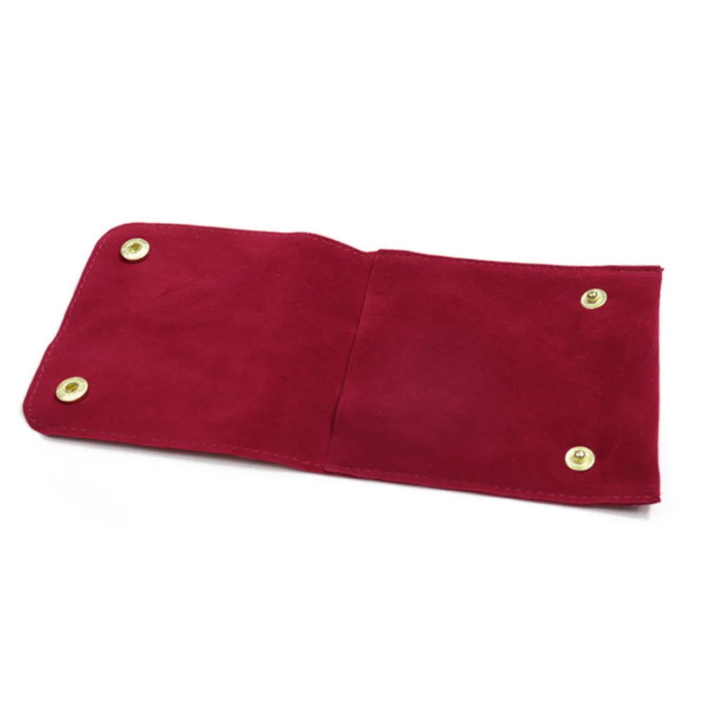 

Double-sided Velvet Jewelry Snap Storage Bag Necklace Earrings Pendant Bracelet Organizer Pouch Christmas Wedding Gift Packaging