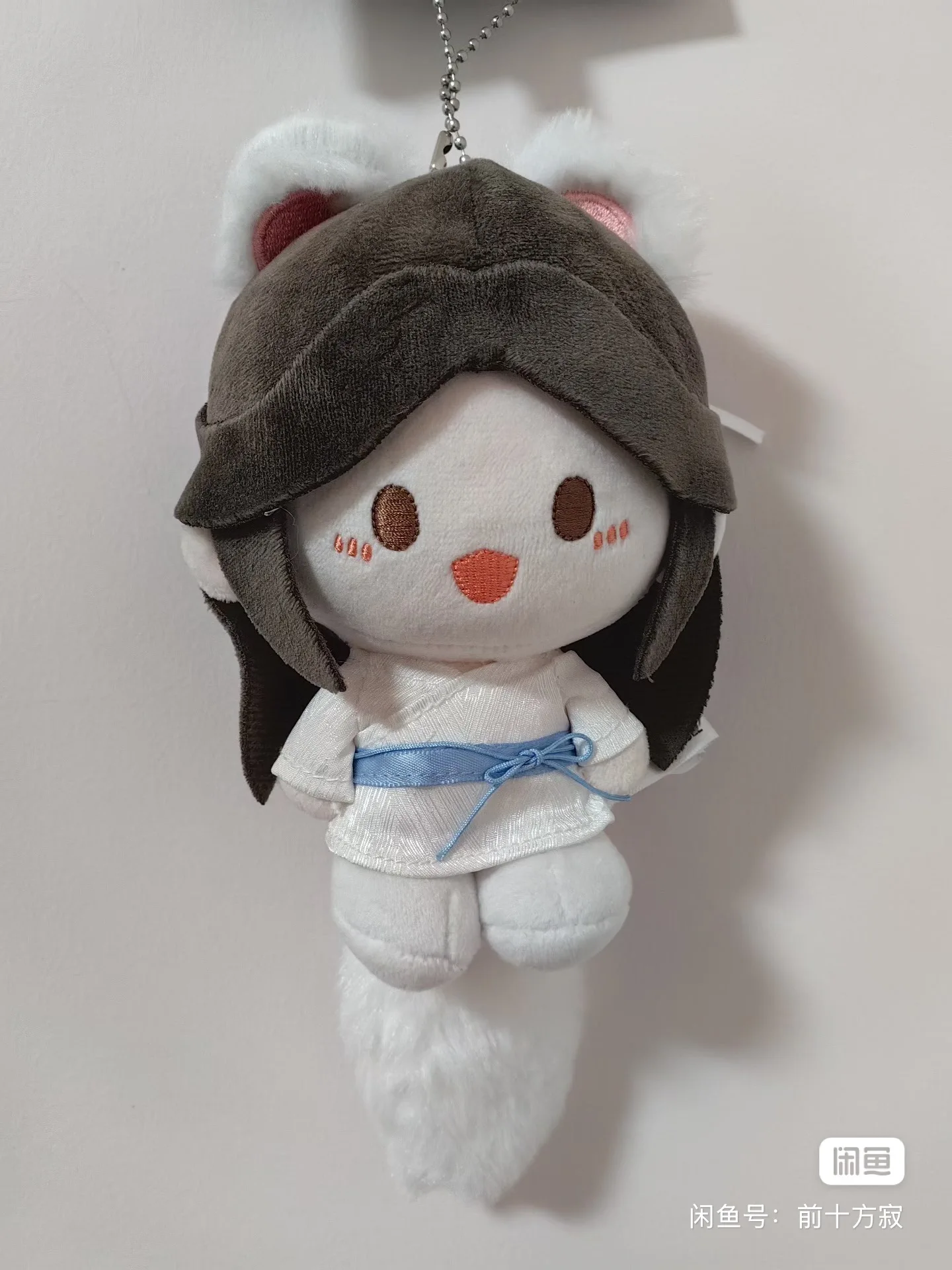 Tian Guan Ci Fu Qinglian Lianlian Douding Plush Stuffed Doll Xie Lian Hua Cheng Pendant Figure Standing Posture Keychain Toy