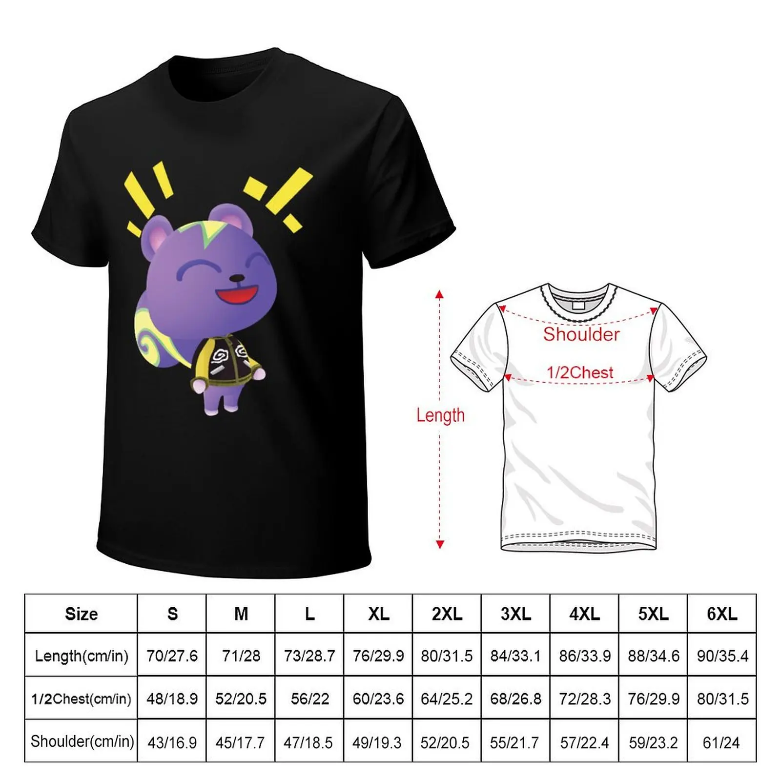 Static Laughing T-Shirt Festival Short Sleeve T-Shirt
