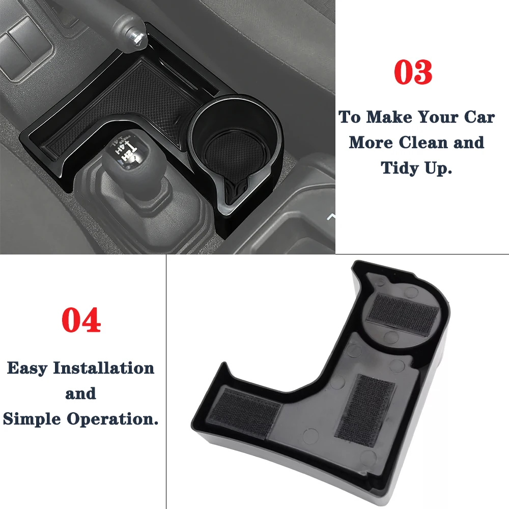 Car Interior Center Console Gear Shift Storage Compartment for Suzuki Jimny 2019 2020 2021 2022 2023 Automatic Transmission