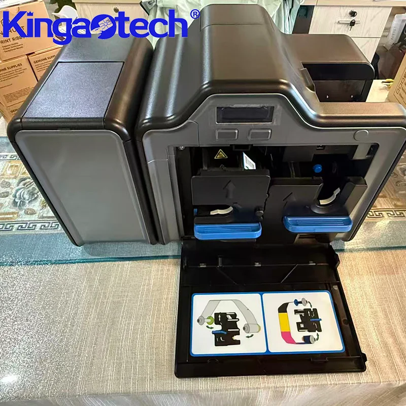Original Fargo HDP 5000E single dual side plastic card pvc card printerID card printer