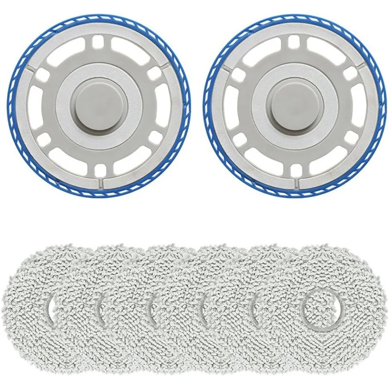 مجموعة ملحقات A97G لوحة إطار ممسحة قماشية بديلة للمكنسة الكهربائية الروبوتية Ecovacs T30 OMNI