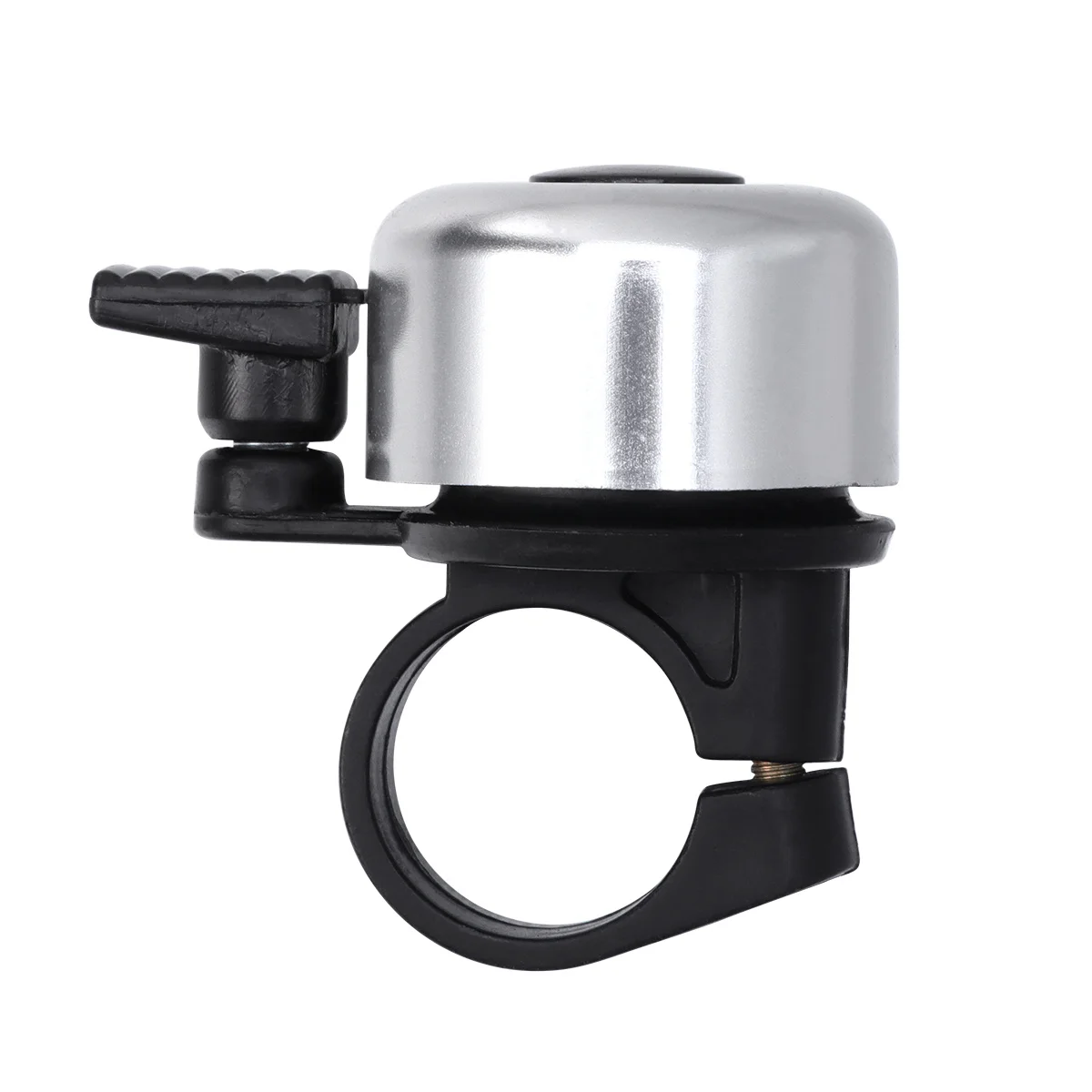 Bike Bell Size M White Loud Clear Ring Easy Install Durable Safety Accessories for Bike Scooter Motorcycle