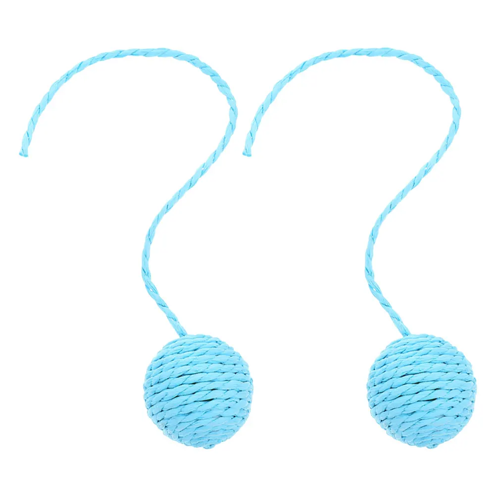 

2pcs Cat Scratching Post Replacement Sisal Ball Tail Scratch For Indoor Cats Multifunctional Climbing Frame Kitten Scratching