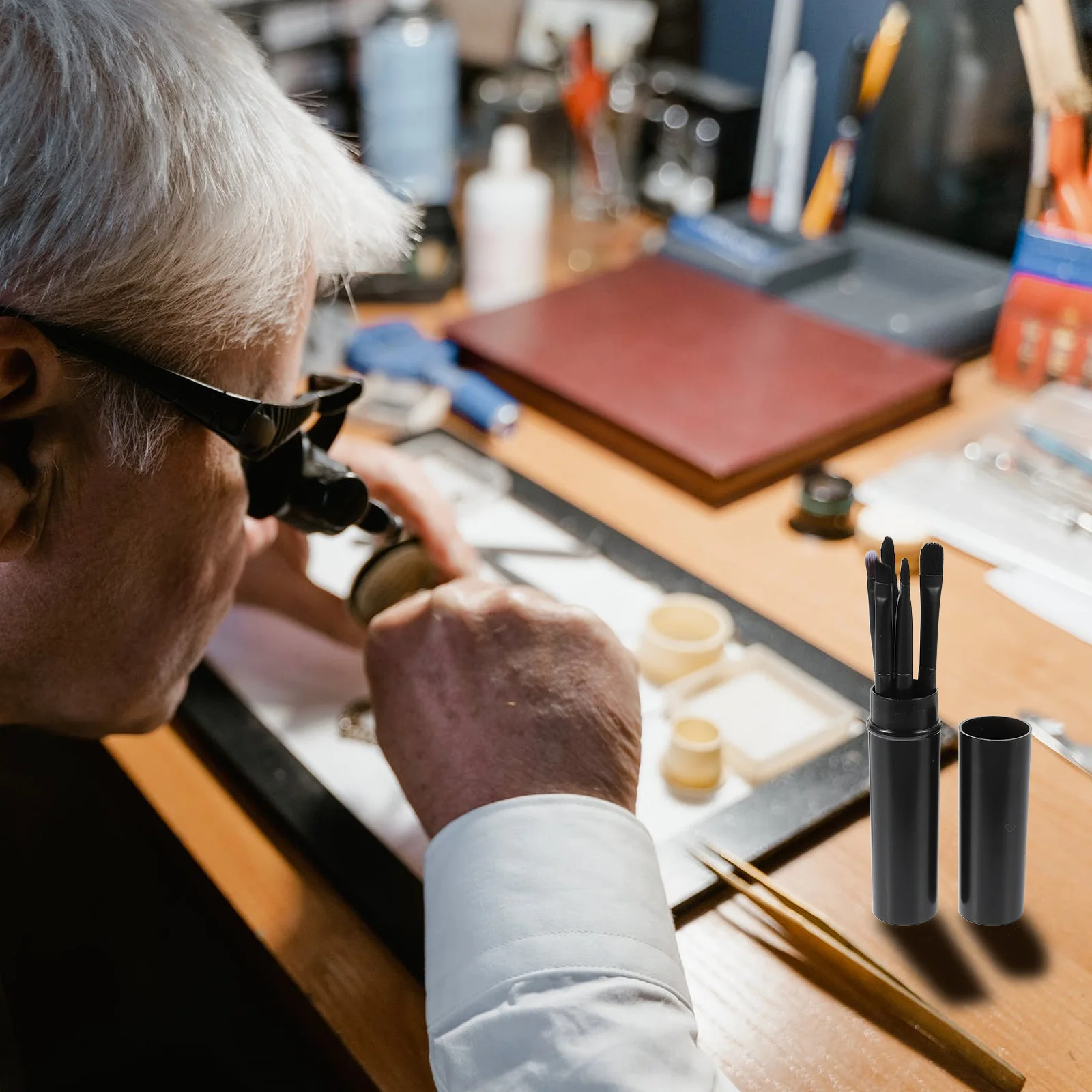 

2Sets Wristwatch Movement Cleaning Tool Fine Workmanship for Effective Watch Cleaning and Repair Watch Part Repair Tool