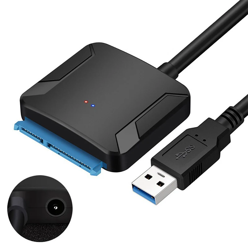 

High Quality USB 3.0 to SATA Adapter Converter Cable 5Gbps for 2.5 3.5 Laptop Hard Disk Drive SATA HDD SDD DVD