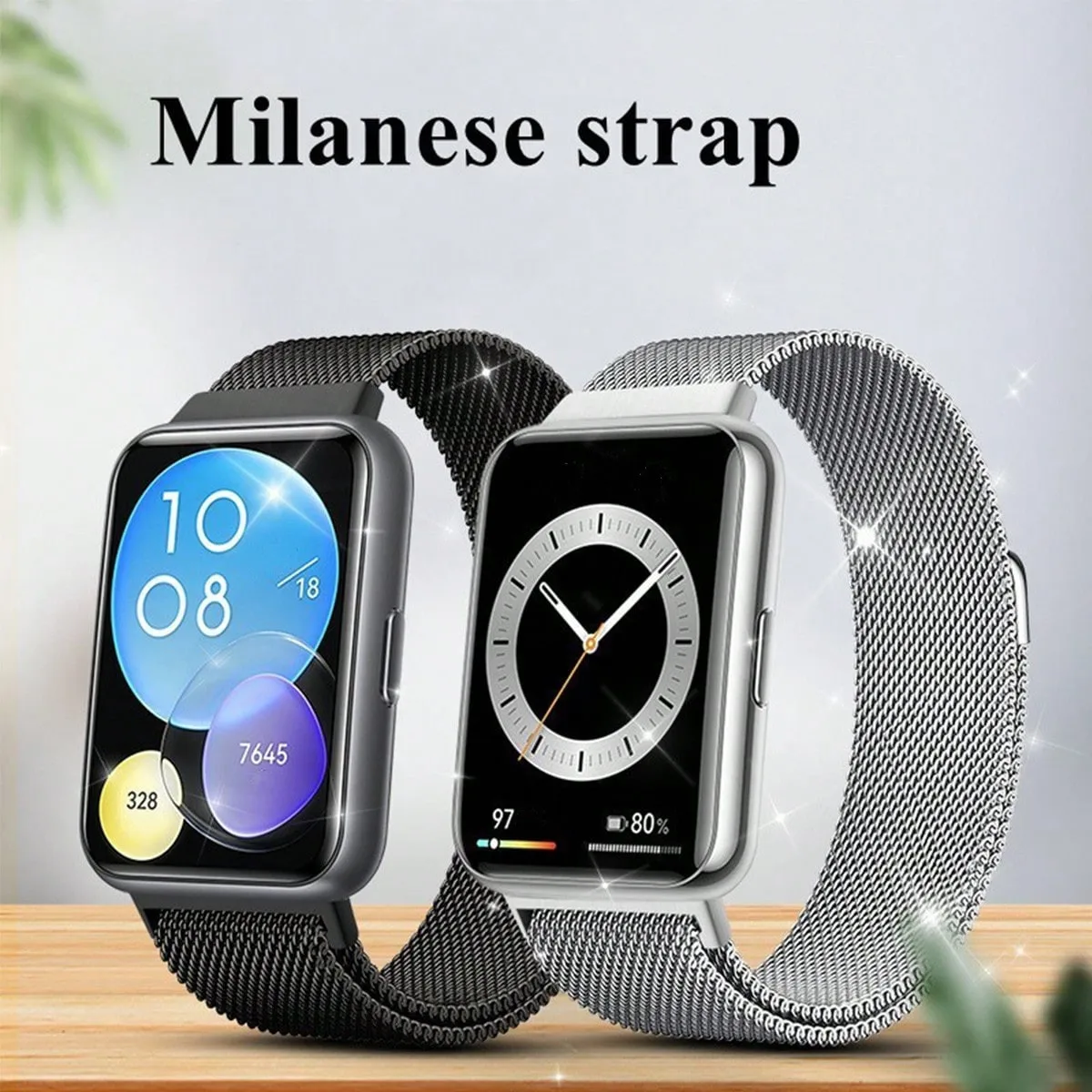 Milanese Loop Band For Huawei Watch Fit 3/2/1 Strap Magnetic Metal Bracelet for Huawei fit3 Watch fit2/1 Correa para Smartwatch