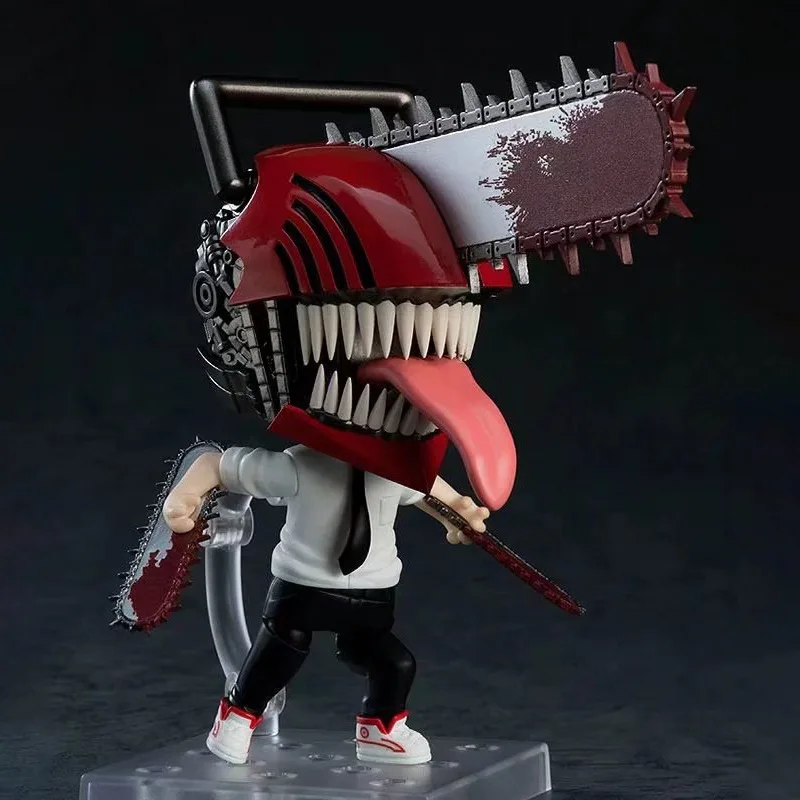 Gsc Nendoroid Chainsaw Man Denji 1560 Power 1580 Actionfiguren mit Gesichtswechsel Sammlerstücke Q-Version Figuren Desktop-Dekoration – Detail 7