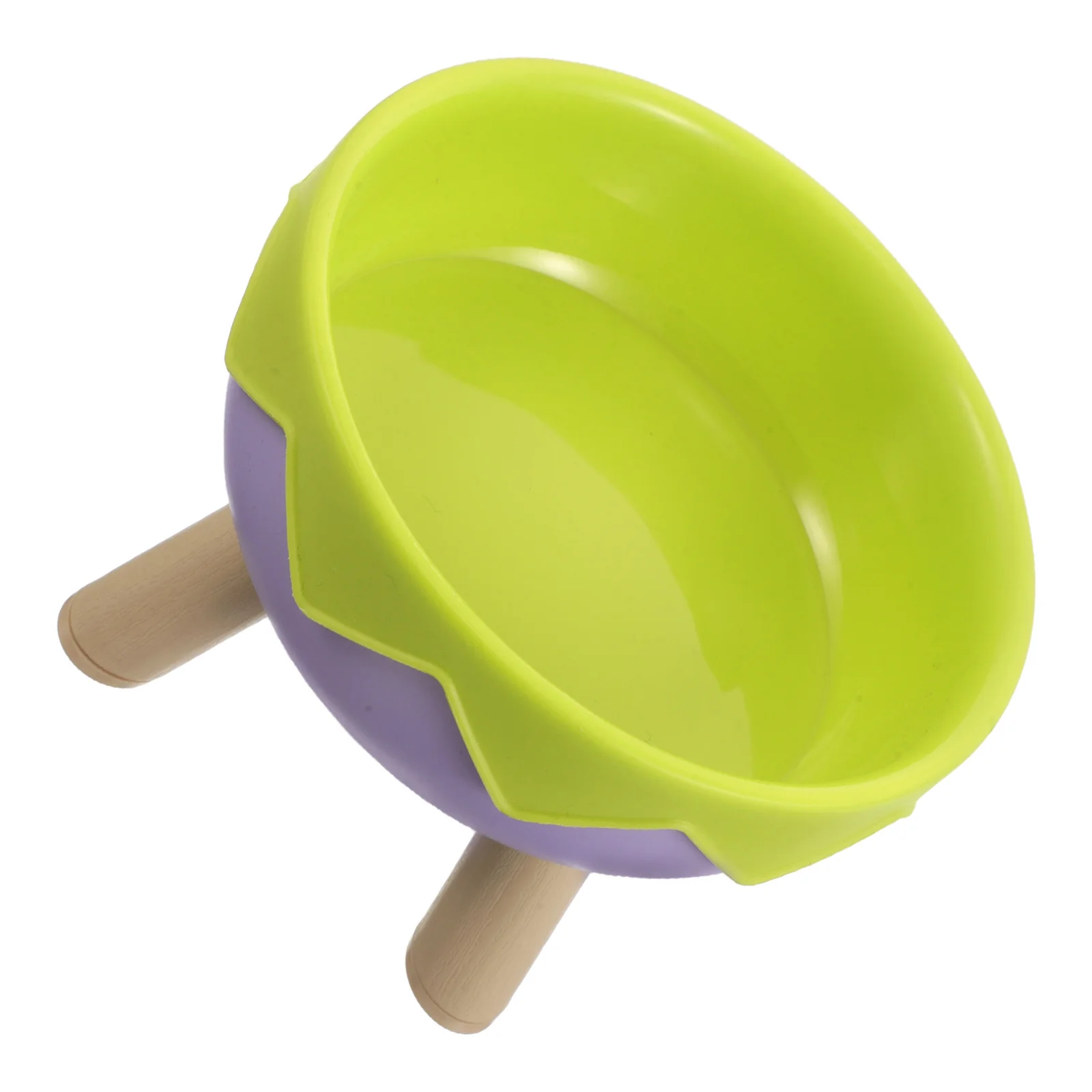 

Pet Tall Bowl Cat Food Bowls Dog Crate Cute Supplies Plastic Ergonomic for Indoor