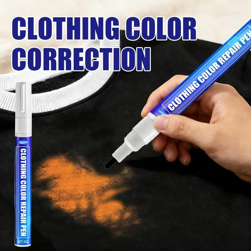 Fabric Repair Pen No-Fade Permanent Ink Instant Fix for Clothes Jeans Suits Multi-Color DIY Marker view 2