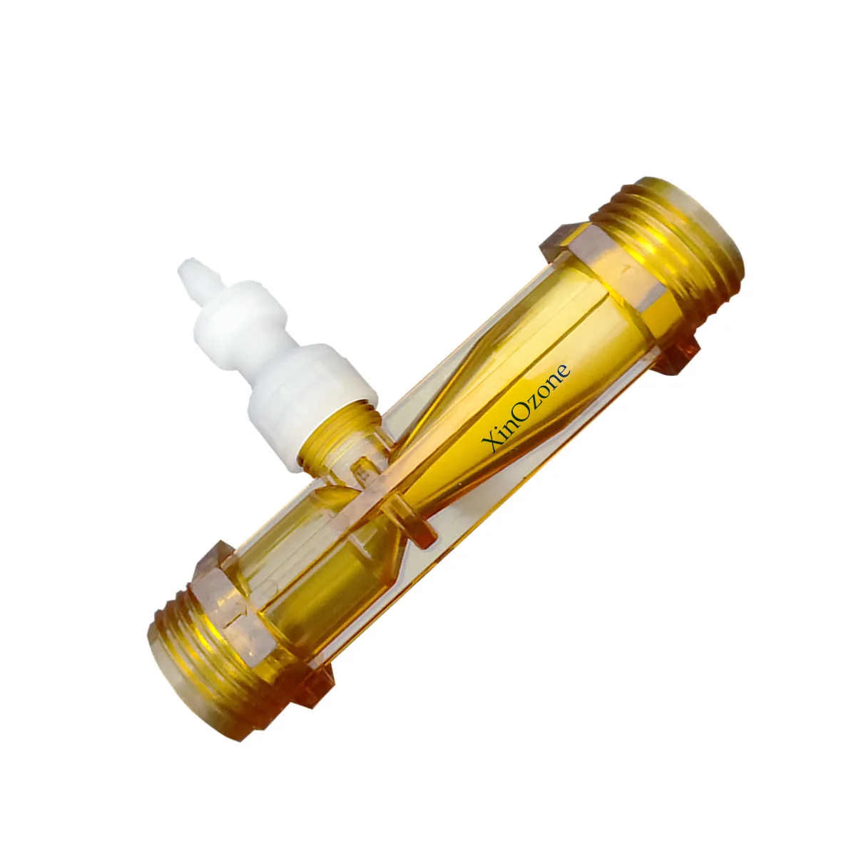 1/2“ Venturi Injector with Valve Mixer PVDF Body Ozone Proof Venturi Tube Air and Water Mixing HL-VT XinOzone