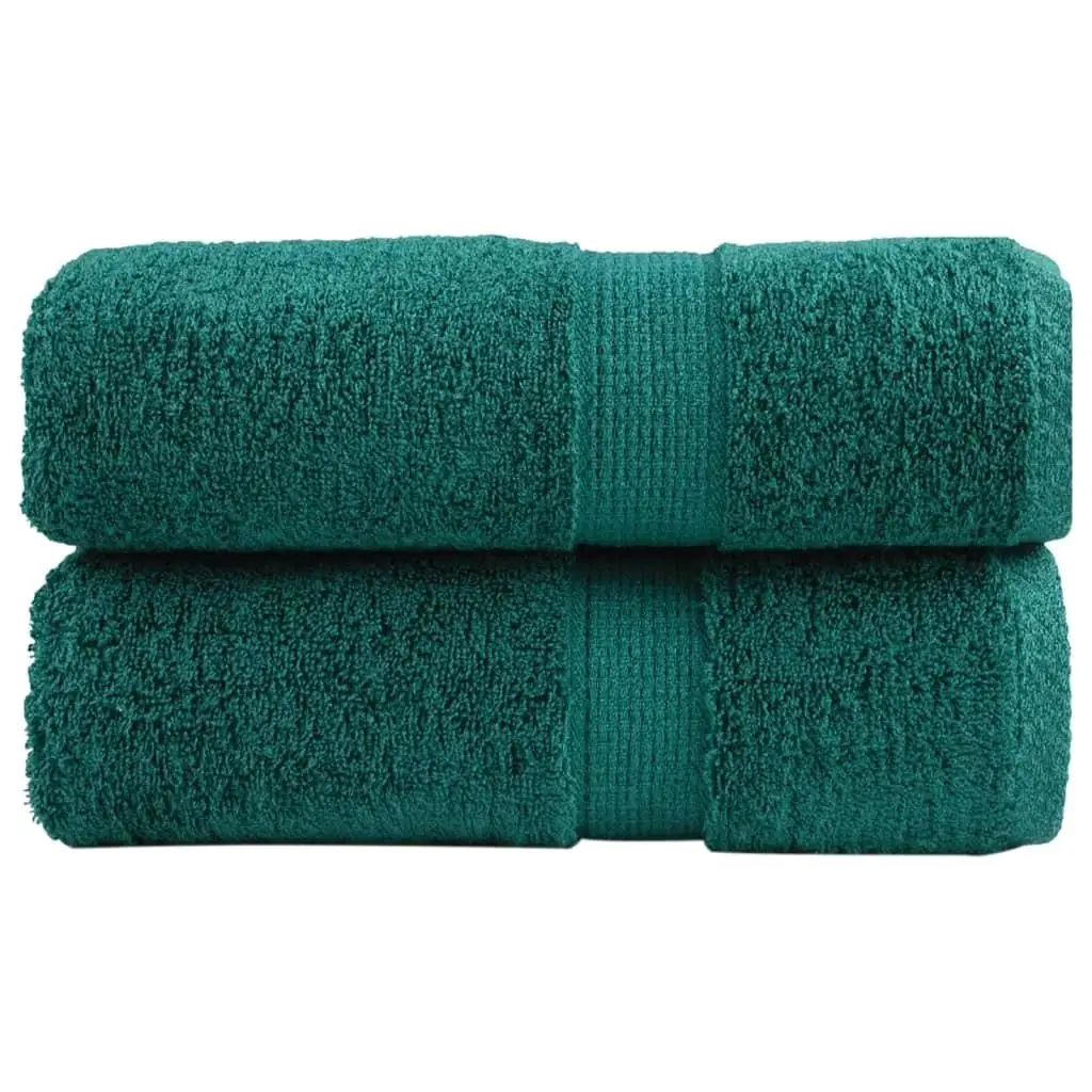 Solund Premium Green Soap Towels - 2 Pack, 30x30 cm, 600 GSM for Superior Cleaning