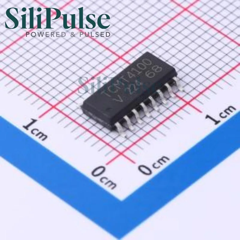 (5-20pcs) TCMT4100 SOP-16-4.4mm 100% Original In Stock TCMT4100 Series Quad Channel 70V 3750 Vrms Phototransistor Optocoupler -