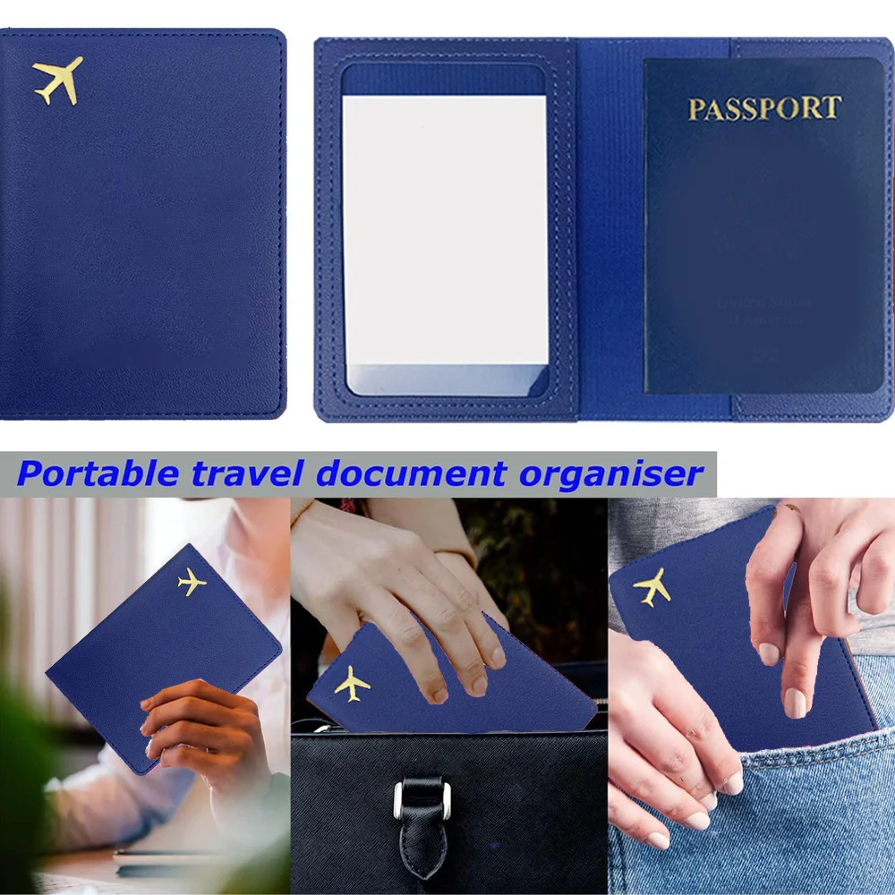 غطاء جواز سفر من جلد البولي يوريثان المبتكر، واقي مستندات سميك ومتين، حامل جواز سفر محمول، نمط الهالوين