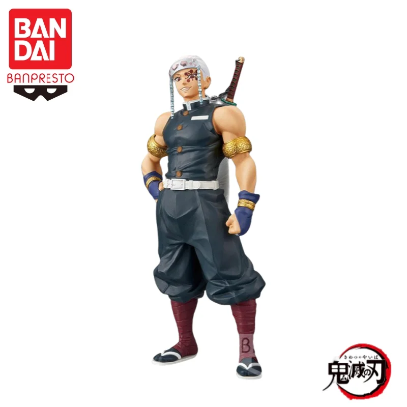 Auf Lager Bandai Original Banpresto Demon Slayer Uzui Tengen Actionfigur Modellpuppe Brandneue verpackte Anime-Charaktere
